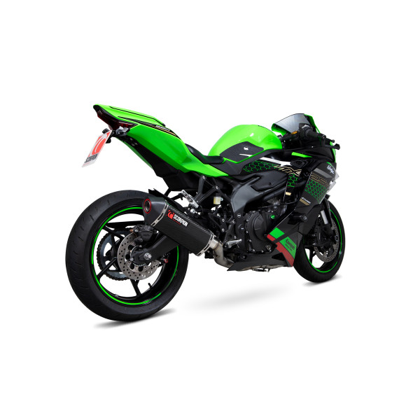 Scorpion Exhaust Kawasaki Ninja ZX-25R 2020 - 2022 Serket Parallel Full System  Carbon Fibre Sleeve